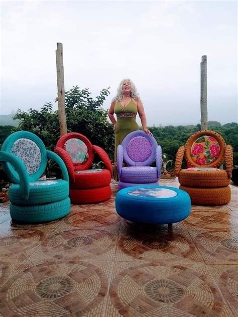 Repurposed Tires Diy Projects Como Plantar Pitaya Tire Seats Tire