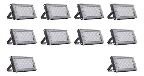 Reflector Led 50w Luz Blanca Remate Paquete 10 Reflectores