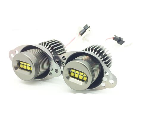 64W CREE Angel Eye LED Upgrade Bulbs For BMW 3 SERIES E90 E91 LCI Halo