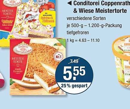 Conditorei Coppenrath Wiese Meistertorte Angebot Bei V Markt