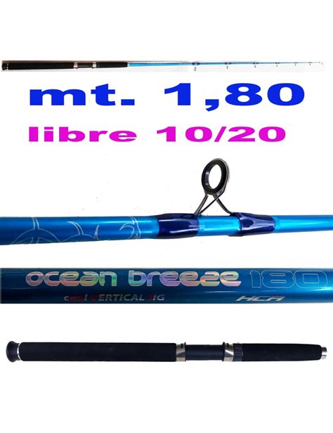 Ocean Breeze Canna Pesca Vertical Traina Costiera Bolentino