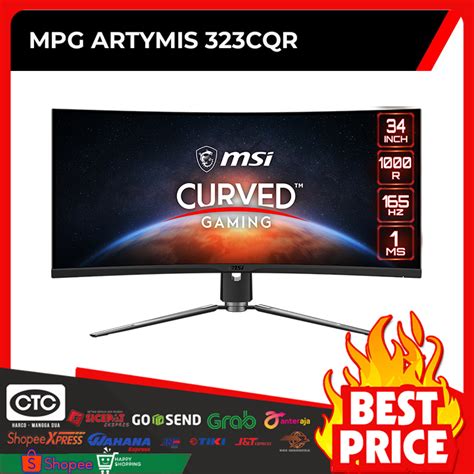 Jual Monitor Led Msi Mpg Artymis Cqr Curved Uwqhd Inch