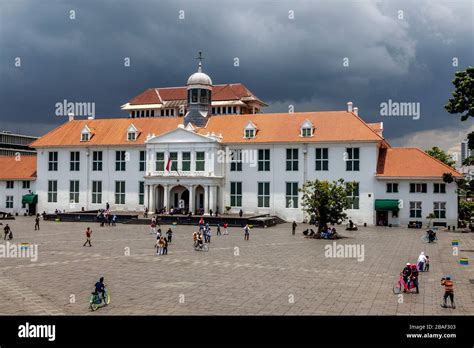 The Jakarta History Museum, Fatahillah Square, Jakarta, Indonesia Stock ...