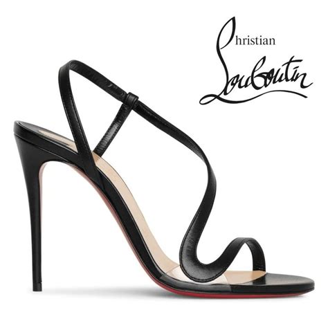 Heeled Sandals From Christian Louboutin Open Toe Plain Pin Heels