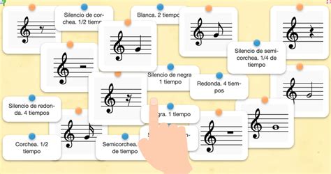 Actividades Interactivas Para Repasar Lenguaje Musical Figuras Y Silencios Ligadura Puntillo