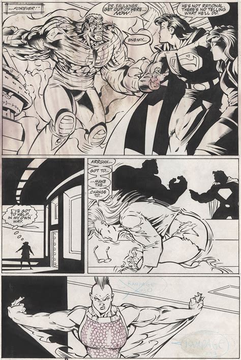 Guy Gardner Warrior Page Mitch Byrd Comic Art Sale