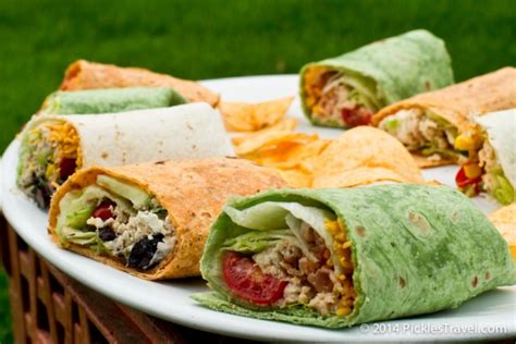 5 Chicken Wrap Sandwich Recipes Summer Picnic Fun