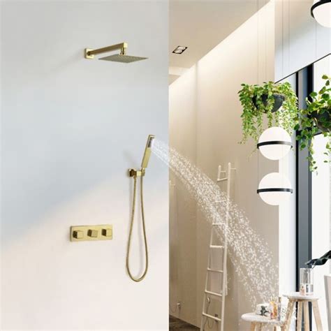 Luxury Modern Luxury Square Rain Shower Head Wall Mounted Solid