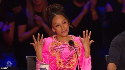 America S Got Talent Fantasy League Mel B Hits Golden Buzzer During