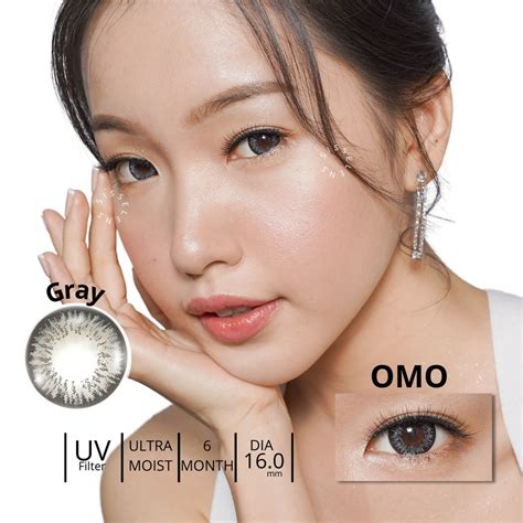 Jual JUAL SOFTLENS DARLING OMO Black Gray Brown Blue Normal S