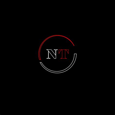 NT creative modern letters logo design template 32460883 Vector Art at ...