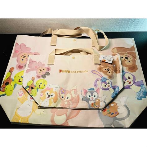 香港ディズニー ダッフィーフレンズ ショッピングバッグ ショッパー Sandmセットの通販 By のむヨーグルトs Shop｜ラクマ