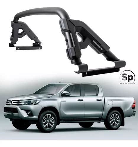 Roll Bar Keko K3 Toyota Hilux 2016 2018 Negro Calidad Envio Meses Sin