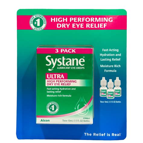 Systane Ultra Lubricant Eye Drops 10ml Each Pack Of 3 Bunnydepot