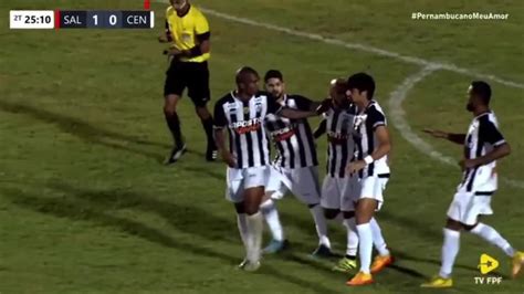 Vídeo Gols de Salgueiro 1 x 1 Central caruaru região ge