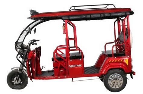 Sarthak Saarthak Red Battery Operated Rickshaw Vehicle Capacity