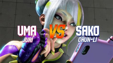 Sf Uma Juri Vs Sako Chun Li Street Fighter Youtube