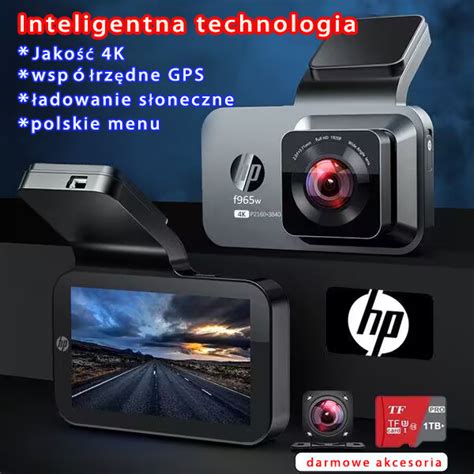 HP Smart Dash Kaamera 4K HD Night Vision Integreeritud GPS