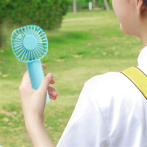 Spooryyo Mini Electric Fan Quiet Brushless Turbine Desktop Fan Wall