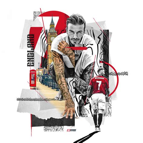 David Beckham on Behance