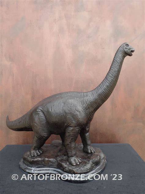 Brontosaurus Brontosaurs Dinosaur Bronze Statue Art Of Bronze