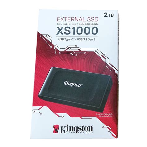 Kingston Xs Tb Usb Gen Type C Pocket Sized External Ssd