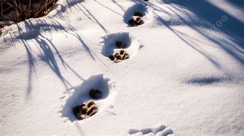 Rat Tracks In Snow Identification