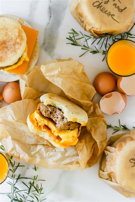 Quick Easy Freezer Breakfast Sandwiches Lena S Kitchen