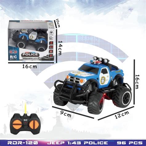 Jual Rc Jeep Polisi Police Mainan Anak Mobil Mobilan Remote Control