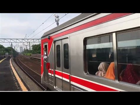 Krl Jr Kaca Pecah Dan Krl Jr Di Stasiun Sawah Besar Youtube