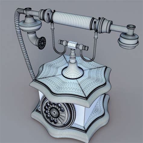 Telefone Vintage Telephone 3d Model Cgtrader