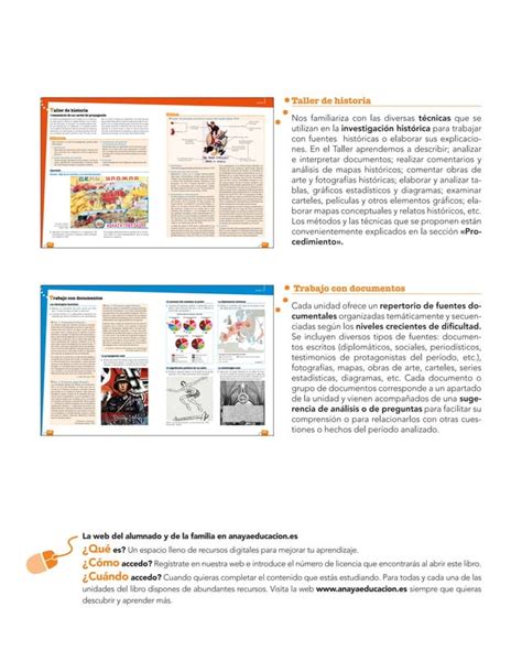 Indice Libro Historia Del Mundo Contemporaneo De 1 Bachillerato Anaya