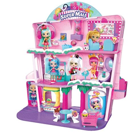 Shopkins Shoppies Shopville Super Mall Playset Smyths Toys