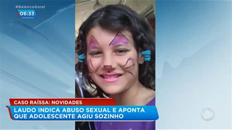 Caso Raíssa Laudo Aponta Que Menina Sofreu Abuso Sexual Recordtv R7 Balanço Geral Manhã