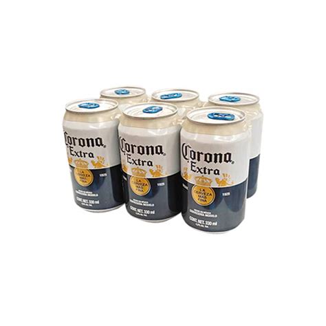 Cerveza Clara Corona Extra Latas De Ml C U Off