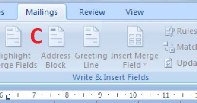 Tools Tab Ms Word Fungsi Toolbar Mailings Microsoft Word Rumus