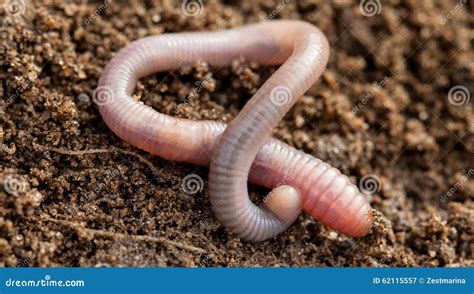 Earthworm in soil stock image. Image of earthworm, wriggle - 62115557