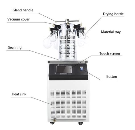 SCIENTZ 10N Benchtop Laboratory Heating Function Lyophilizer Freeze