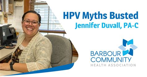 Hpv Vaccine Myths Busted Barbour Community Health Association