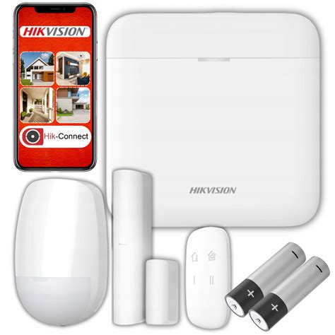 Alarm Wifi Na Baterie Ds Pwa Kit We Zestaw Alarmowy Ax Pro Hikvision