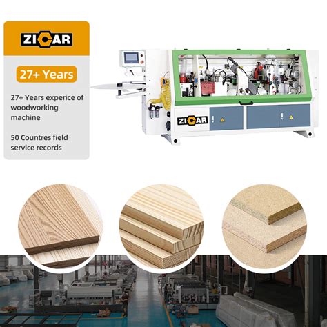 ZICAR Full Auto Flooring Pvc Edge Banding Machine Ce Certifecation Pre