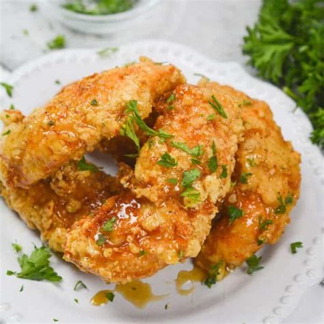 Honey Butter Fried Chicken | Little Bit Recipes