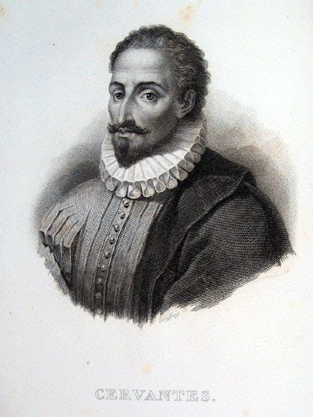 Retrato De Cervantes Miguel De Cervantes Autor Del Quijote Banco De