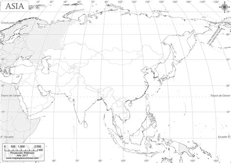 Mapa Mudo De Asia Politica Para Imprimir Australia Mapa