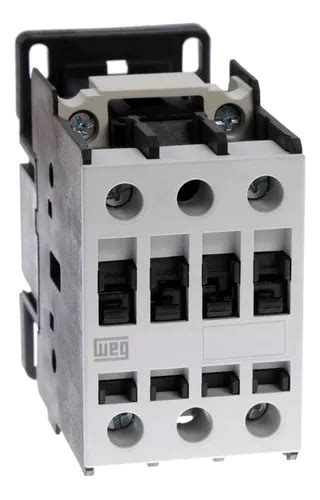 Contactor De Potencia Tripolar A V Hz Na Nf Cwm Weg