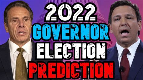 2022 Governor Election Prediction 7 29 2021 Youtube