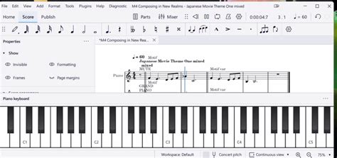 Muse4 How Do I Get The Piano Keyboard To Display Pressed Keys During