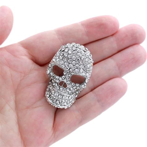 Skull Brooch Etsy