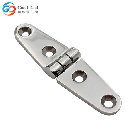 Marine Grade Stainless Steel Deck Cabin Strap Hinges Yacht Hinge