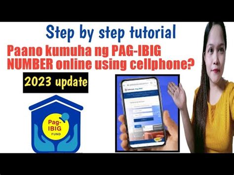 Paano Kumuha Ng PAG IBIG NUMBER Online How To Get Pag Ibig Number